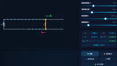 导线切割磁感线实验
