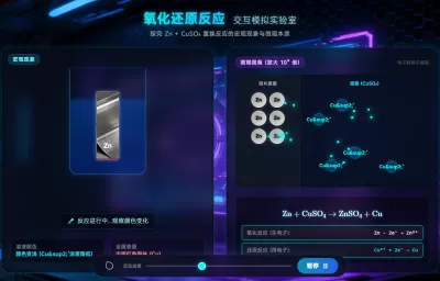 氧化还原反应 交互模拟实验室