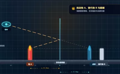 平面镜成像测距