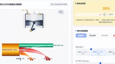 热机效率与能量流向分析