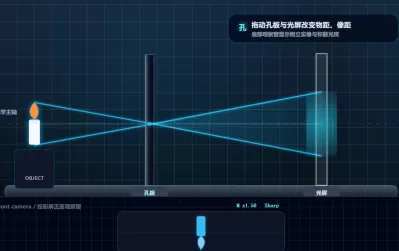 小孔成像互动实验