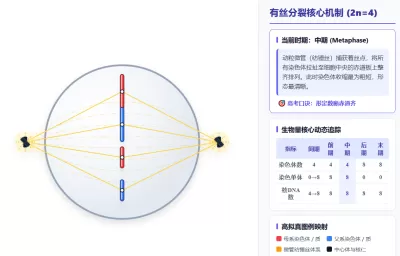 有丝分裂各时期染色体行为