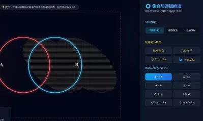 集合维恩图与布尔运算