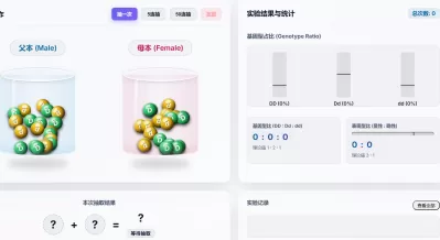 性状分离比模拟