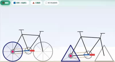 自行车里的数学为什么车轮是圆形的