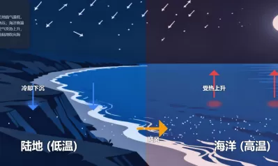 海陆风虚拟模拟动画