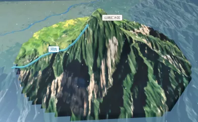 岛屿淡水资源形成模拟