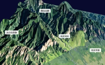 北京3D实景地理模拟器