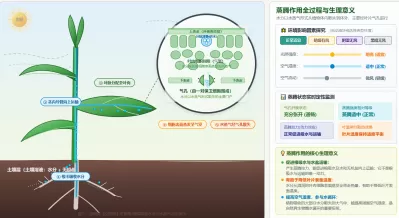 蒸腾作用全过程与意义