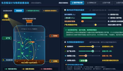 生态瓶设计与物质能量流动