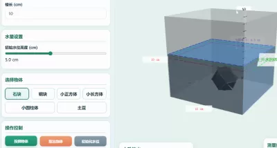 体积的测量-排水法实验
